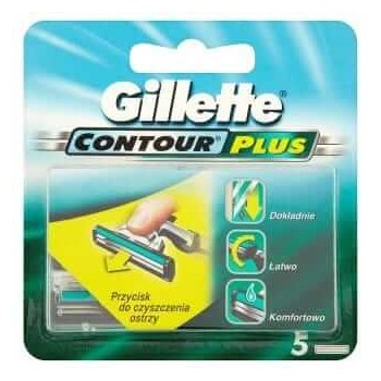 GILLETTE - contour plus hlavica 5 ks Gillette - 1