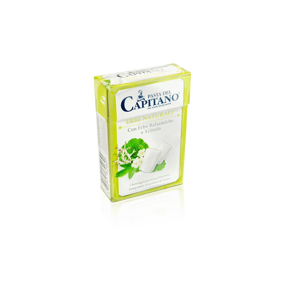 PASTA del CAPITANO - žuvačky s príchuťou liečivých byliniek box 30 g /21 ks/ pasta del capitano - 1