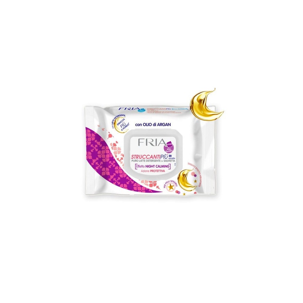 FRIA - čistiace a odličovacie pleťové obrúsky pre citlivú pokožku 20 ks FRIA - 1