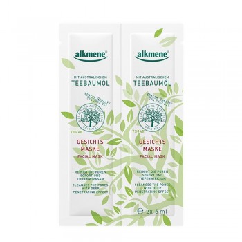 Alkmene Tea Tree oil - pleťová maska 2x6 ml Alkmene | Přírodní kosmetika - 1