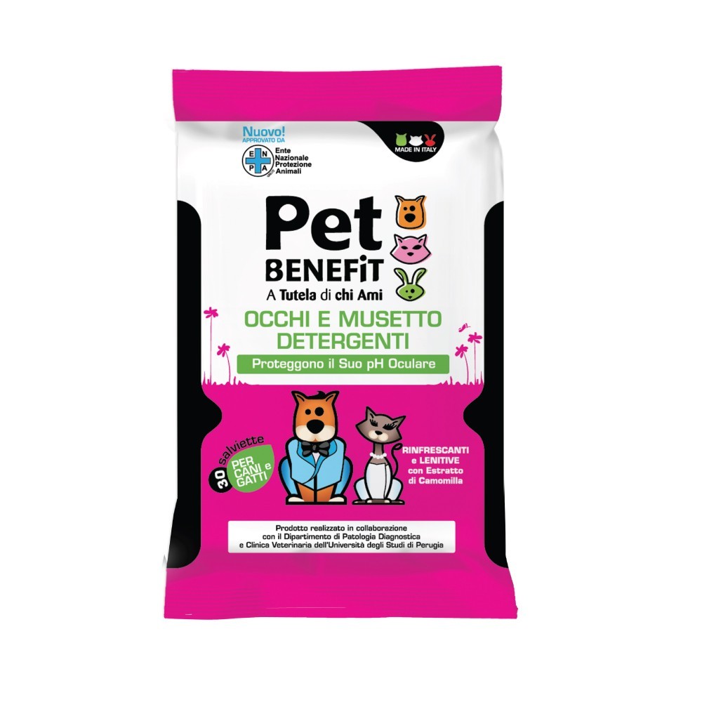 PET BENEFIT - čistiace utierky na hygienu uší psov 30 ks Pet Benefit - 1