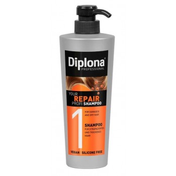 Diplona Professional YOUR REPAIR PROFI obnovujúci šampón pre suché, lámavé a poškodené vlasy 600 ml Diplona - 1